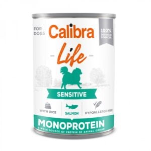 Calibra Dog Life Sensitive losos s rižom 400 g