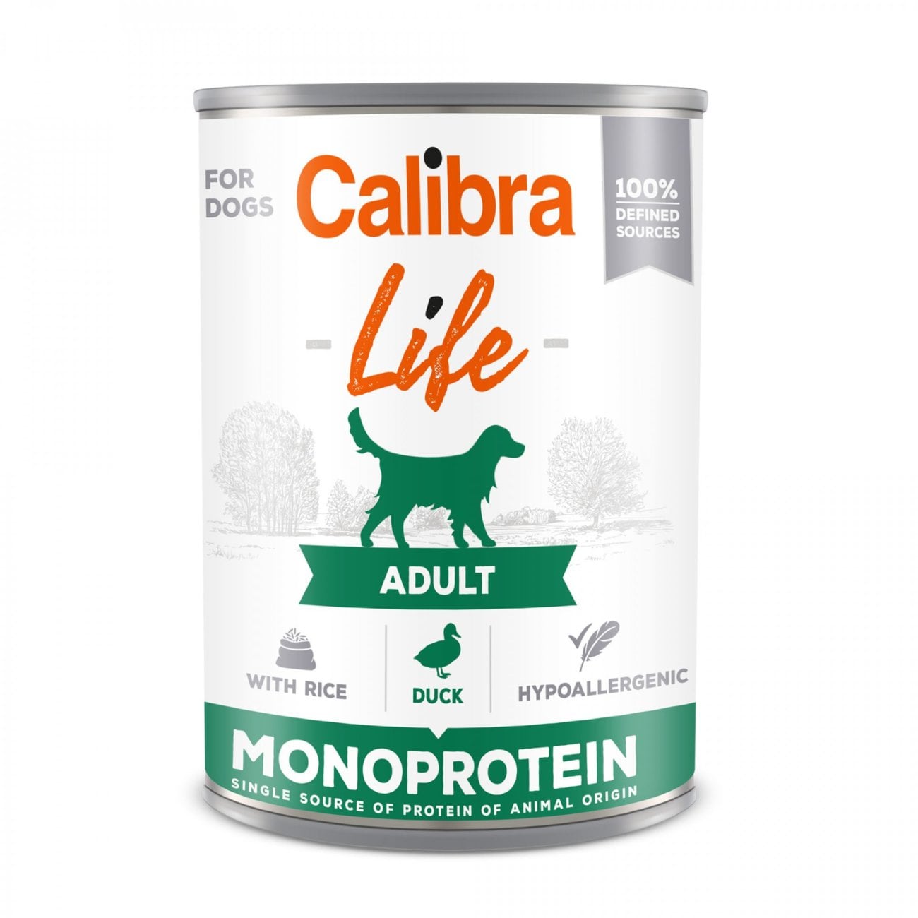 2090-calibra-life-dog-konzerva-400g-adult-duck.jpeg Calibra Dog Life Adult pačetina s rižom 400 g