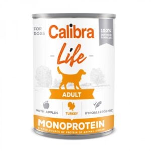 Calibra Dog Life Adult puretina s jabukama 400 g