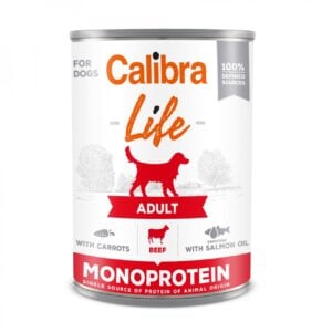 Calibra Dog Life Adult govedina s mrkvom 400 g