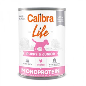 Calibra Dog Life Puppy & Junior piletina s rižom 400 g