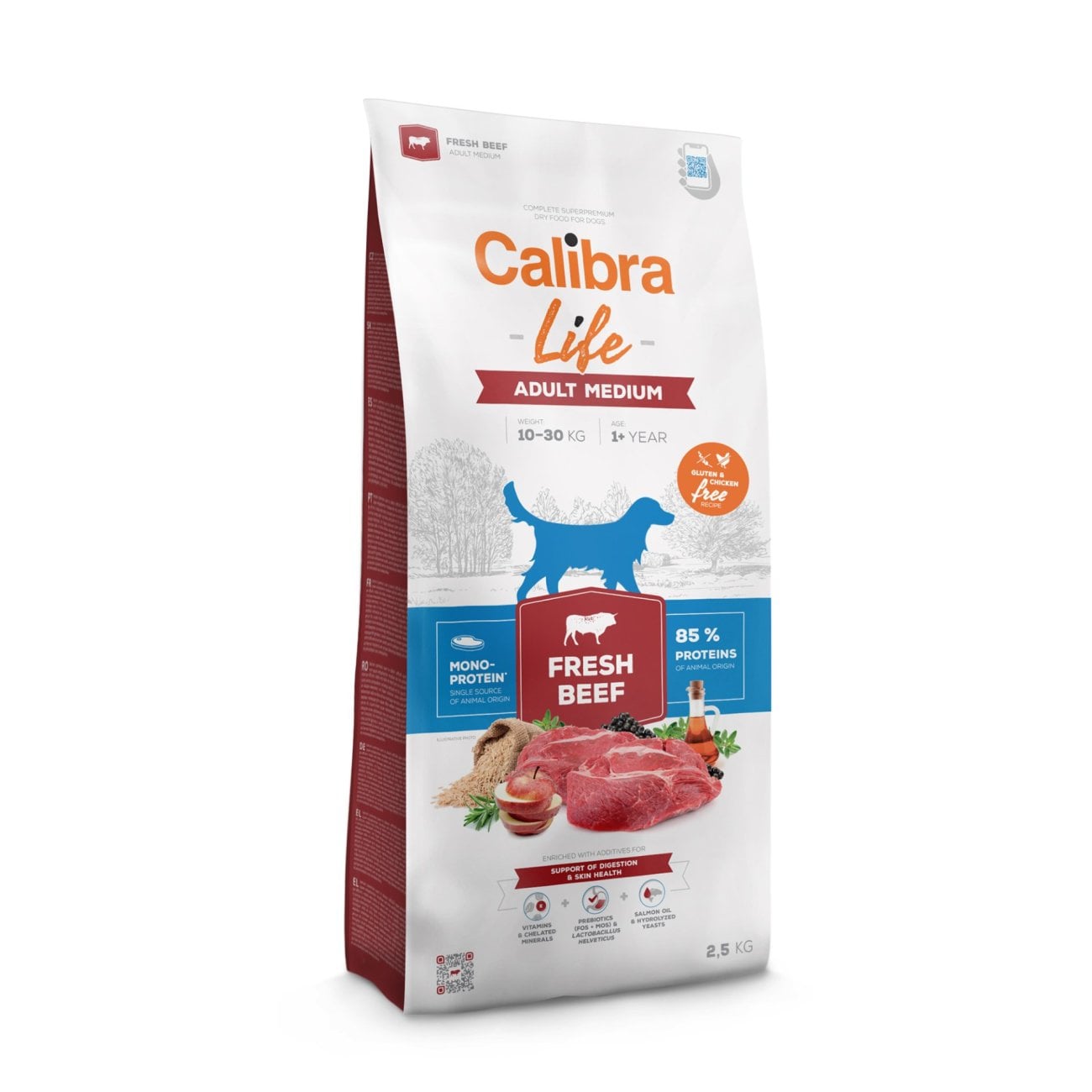 3070-calibra-dog-life-adult-medium-fresh-beef-2-5kg.jpeg Calibra Dog Life Adult Medium Fresh Beef 2,5 kg
