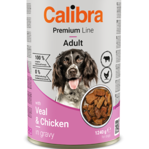 Calibra Dog Premium konzerva teletina i piletina u umaku 1240 g