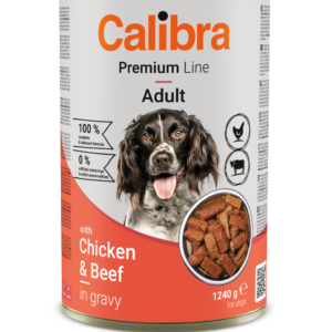 Calibra Dog Premium konzerva piletina i govedina u umaku 1240 g