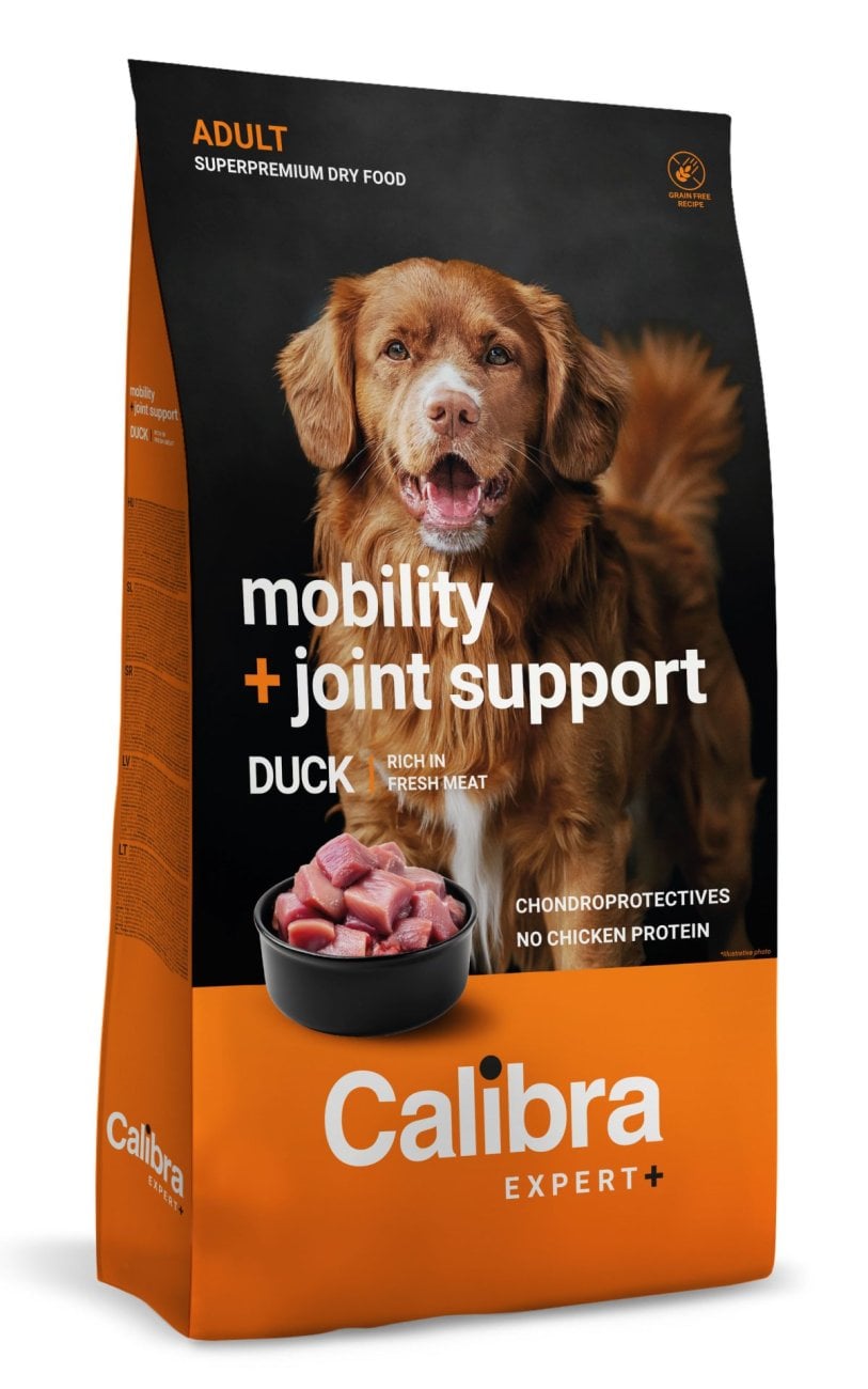 5712-calibra-expert-adult-dog-mobility-joint-duck-final.jpeg Calibra Dog Expert+ Adult Mobility & Joint Support (patka) 750 g