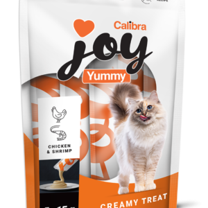 Calibra Joy Cat Yummy kremasta poslastica piletina i škampi 5 × 15 g
