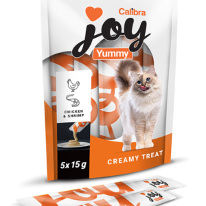 Calibra Joy Cat Yummy kremasta poslastica piletina i škampi 5 × 15 g – slika 2